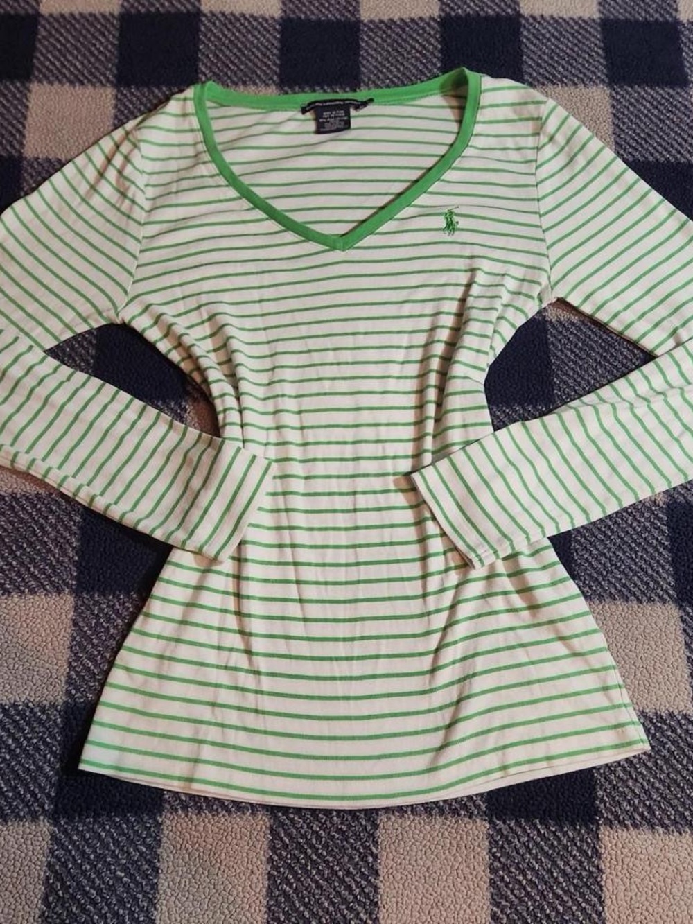Scene emo y2k style longsleeved shirt  by Ralph Lauren sport